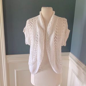 New Directions White Cardigan Lightweight Womens XL